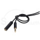 3.5mm Stereo Audio Headphone Male to Female Slim Extension Cable 3ft - 100ft Lot