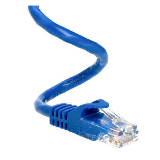 CAT5 Blue UTP Ethernet Patch Cord RJ45 Internet LAN Network Wire 25FT- 200FT LOT