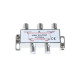 4-Way TV Coaxial Cable Splitter 5-2300MHz for RG6 RG59 TV Antenna Coax Adapter