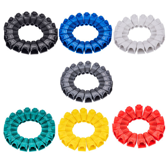 6 Ethernet Cable Plug Multipack LOT