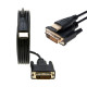DVI-D to HDMI 10FT Video Cable Dual Link 24+1 Pin HDTV PC Monitor Display Cord