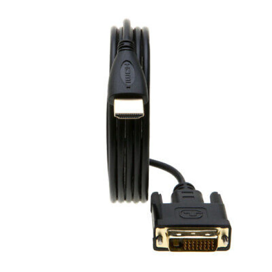DVI-D to HDMI 10FT Video Cable Dual Link 24+1 Pin HDTV PC Monitor Display Cord