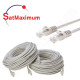 CAT 6 Ethernet Cable Lan Network CAT6 Internet Modem GRAY RJ-45 Patch Cord - LOT