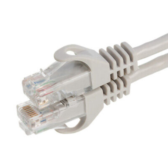 CAT 6 Ethernet Cable Lan Network CAT6 Internet Modem GRAY RJ-45 Patch Cord - LOT
