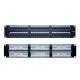 Cat5e UTP Patch Panel 48 Ports 110Type RJ45 LAN Ethernet Network Rack Wall Mount
