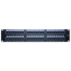 Cat5e UTP Patch Panel 48 Ports 110Type RJ45 LAN Ethernet Network Rack Wall Mount