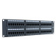 Cat5e UTP Patch Panel 48 Ports 110Type RJ45 LAN Ethernet Network Rack Wall Mount