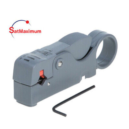 Cable Stripper For RG59 RG6 RG11 Coaxial Wire Coax Stripping Tool Universal USA