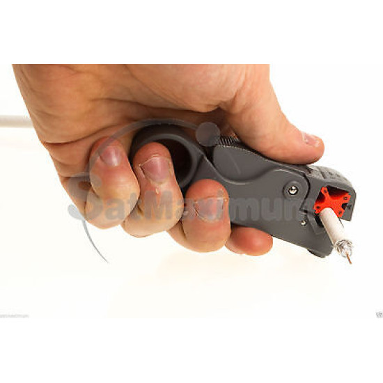 Cable Stripper For RG59 RG6 RG11 Coaxial Wire Coax Stripping Tool Universal USA