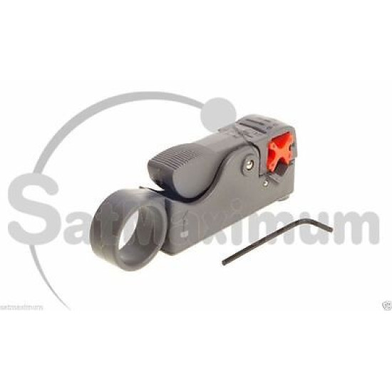 Cable Stripper For RG59 RG6 RG11 Coaxial Wire Coax Stripping Tool Universal USA