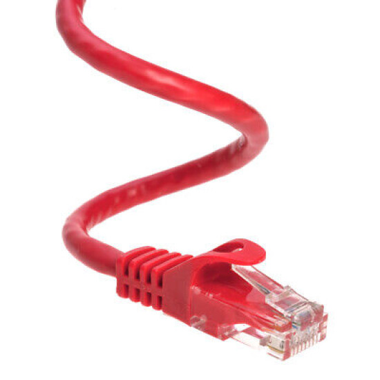 CAT6e/CAT6 Ethernet Patch Cable LAN Network RJ-45 Red 50FT- 200FT Multipack LOT