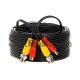 4 x Security Camera Video Cable 100FT BLACK BNC RCA Wire DVR CCTV Surveillance 