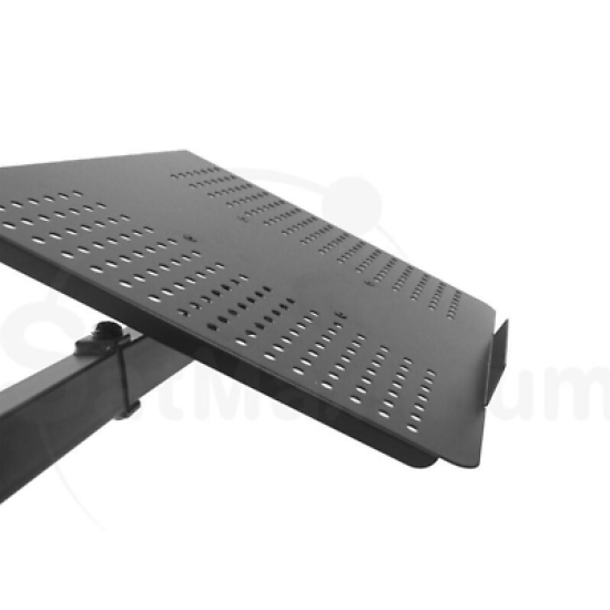 Monitor Stand with Laptop Tray Desk Mount 2-in-1 Dual Arm Fully Adjustable Mount