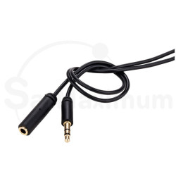 3.5mm 3ft Stereo Audio Headphone Cable Male to Female Slim Extension Cord