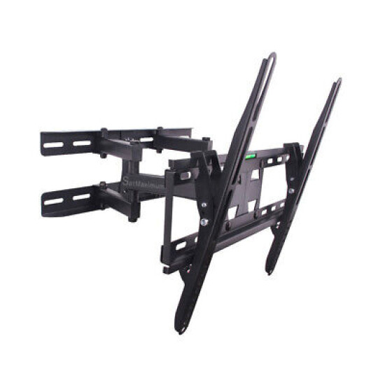 TV Wall Mount VESA Full Motion Dual Arm Swivel Tilt LED LCD HDTV Fits 23-55 Inch