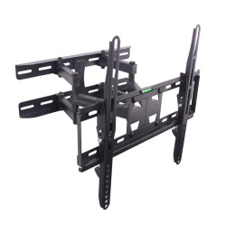 TV Wall Mount VESA Full Motion Dual Arm Swivel Tilt LED LCD HDTV Fits 23-55 Inch