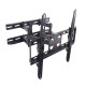 TV Wall Mount VESA Full Motion Dual Arm Swivel Tilt LED LCD HDTV Fits 23-55 Inch