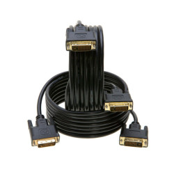 DVI Cable Male DUAL LINK DVI-D Monitor Wire 24+1 Pin 3ft 6ft 10ft 15ft 25ft -LOT