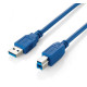 USB 3.0 Printer Cable 6Ft A-Male/B-Male Super High Speed Canon Epson HP Brother