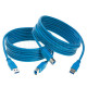 USB 3.0 Cable A Male to B Male High Quality High Speed Wire 3ft 6ft 10ft
