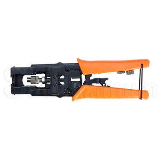 Coax Compression Crimping Tool for RCA BNC F-Connectors RG59 RG6 Coaxial Cable