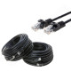 CAT6e/CAT6 Ethernet LAN Network RJ45 Patch Cable Black 25FT- 200FT Multipack LOT