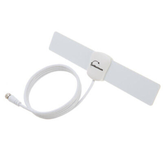 Digital Indoor TV Antenna Ultra-Thin Mini White 25 Miles HDTV VHF UHF Multi LOT