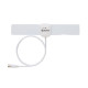Digital Indoor TV Antenna Ultra-Thin Mini White 25 Miles HDTV VHF UHF Multi LOT