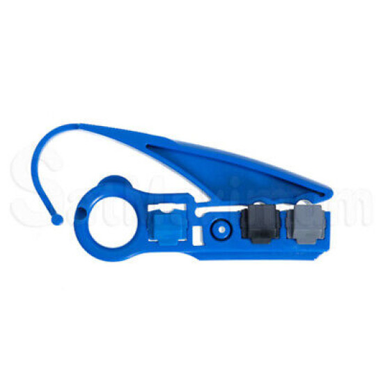 Coax Cable Jacket Stripper RG6/ RG59/ UTP Cat5e Cat6 Cable Cutter Strip Tool