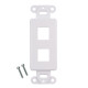 Decora 2-Port Keystone Jack Wall Plate Insert White for RCA F-TYPE RJ45 HDMI LOT