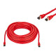 CAT8 RED SFTP Ethernet Cable 40Gbps 2GHz Copper LAN Wire 0.5FT- 75FT Multi LOT