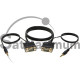 3FT SVGA Video Cable + 3.5mm Audio Jack Male to Male PC Display Monitor Cord
