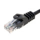 CAT5 Ethernet Network Patch Cable RJ-45 LAN Internet Cable Black 25FT - 200FT