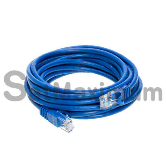 CAT6e / CAT6 Network Patch Cable RJ-45 Ethernet LAN Cable Blue 25FT - 200FT LOT