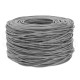 CAT6 500ft UTP Ethernet Network Cable Gray 23AWG 550MHz LAN Solid Bulk Wire