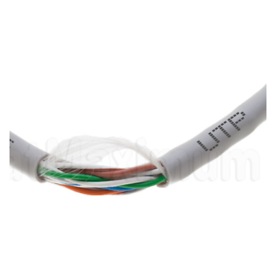 CAT6 500ft UTP Ethernet Network Cable Gray 23AWG 550MHz LAN Solid Bulk Wire