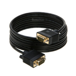 VGA/SVGA 25FT Cable Male to Male Monitor TV Video Wire 15 PIN Cord