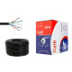 CAT6 1000FT UTP Ethernet Network Cable Solid 23AWG CCA 550MHz Bulk Wire Black