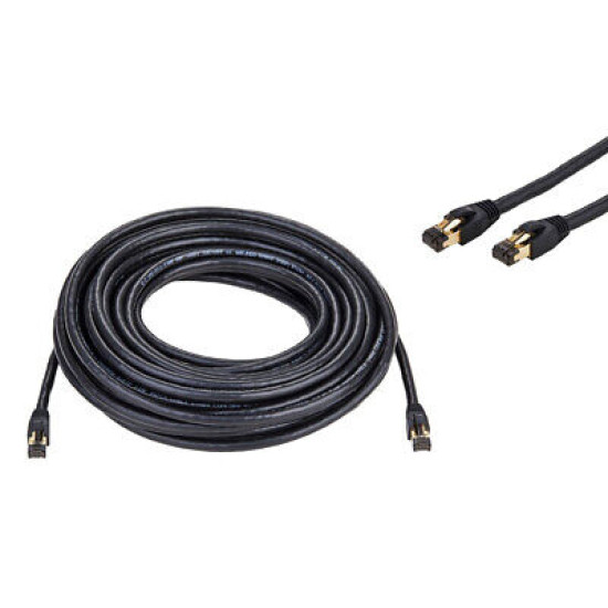 CAT8 Ethernet Cable Super Speed 40Gbps LAN Wire Black 0.5FT- 75FT Multipack LOT