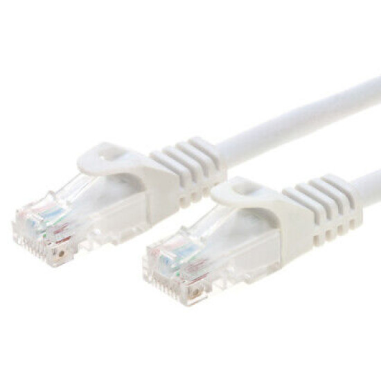 CAT5 White UTP Ethernet Patch Cord RJ-45 LAN Network Wire 1.5FT-20FT Multi Lot