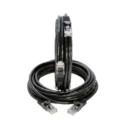 CAT5 Ethernet Patch Cable RJ-45 Internet Cord Black 1.5FT - 20FT Multipack LOT