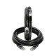 CAT5 Ethernet Patch Cable RJ-45 Internet Cord Black 1.5FT - 20FT Multipack LOT
