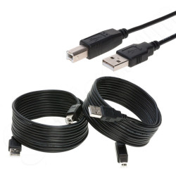 USB 2.0 Printer Cable A Male to B Male Cord for HP Cannon Epson Dell Brother