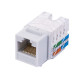 Cat6 Gray Keystone Jack 45° Angled Punchdown Network Connector Multipack LOT