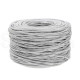 CAT6 UTP 500ft White  Network Cable 23AWG CCA Bulk Solid Wire Pull Box