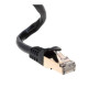 Cat7 Black SFTP Ethernet Patch Cord Copper LAN Network Cable  6ft - 20ft LOT