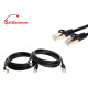Cat7 Black SFTP Ethernet Patch Cord Copper LAN Network Cable  6ft - 20ft LOT
